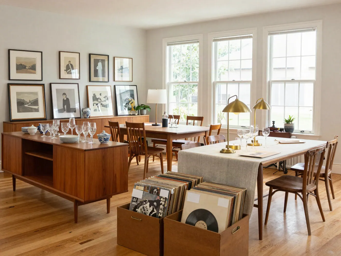 Mid-century estate sale, staged and sold
